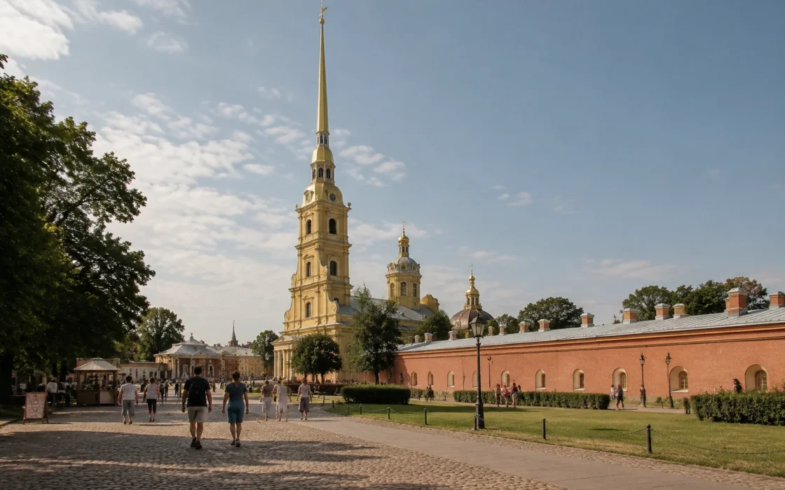 Петропавловская крепость и прогулка по территории комплекса