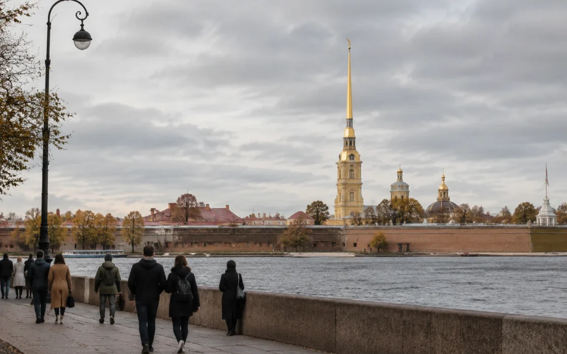 Петропавловская крепость как одна из точек знакомства с городом